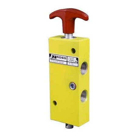 Ross Controls ROSS® Manual Pneumatic Lockout Valve YD1523D3012, 3/8" BSPP YD1523D3012